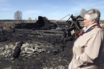 Жители объятой огнём деревни в Тверской области боролись с пожаром иконами, молитвами  и пасхальными яйцами