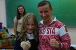 Участница Олимпиады-2012 Елена Савельева провела урок в уфимской школе