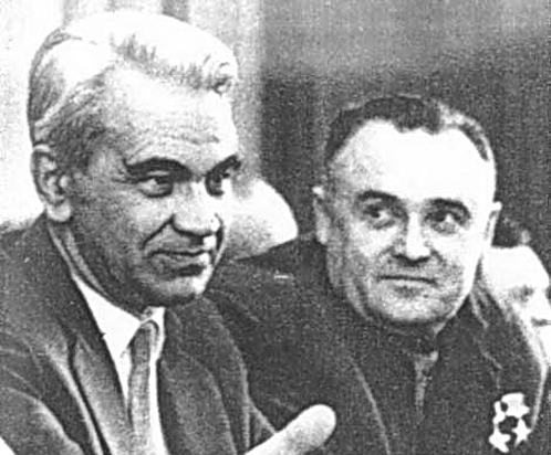Келдыш (слева) и Королев в свое время по очереди успокаивали Сталина по поводу НЛО