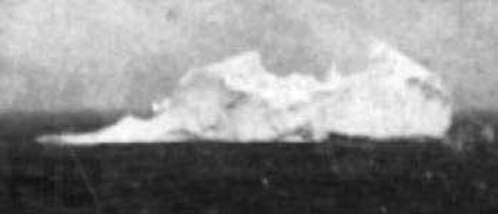 Эксперты пришли к выводу, что "Титаник" напоролся именно на этот айсберг, сфотографированный с борта лайнера "Бремен"