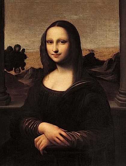 А эта "Мона Лиза" - в молодости.