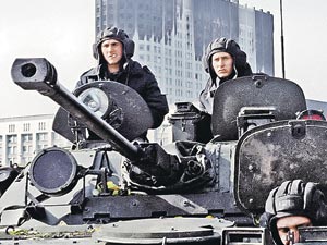 4 октября 1993 года танкисты Таманской дивизии 
поставили точку в противостоянии Верховного Совета и президента Ельцина
