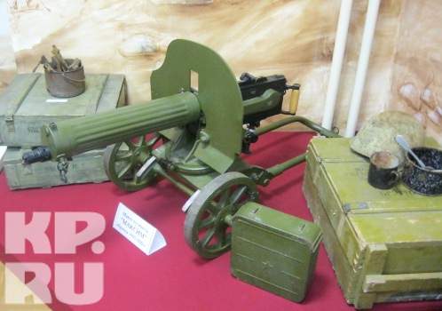 Среди экспонатов музея - разные виды оружия Великой Отечественной войны.