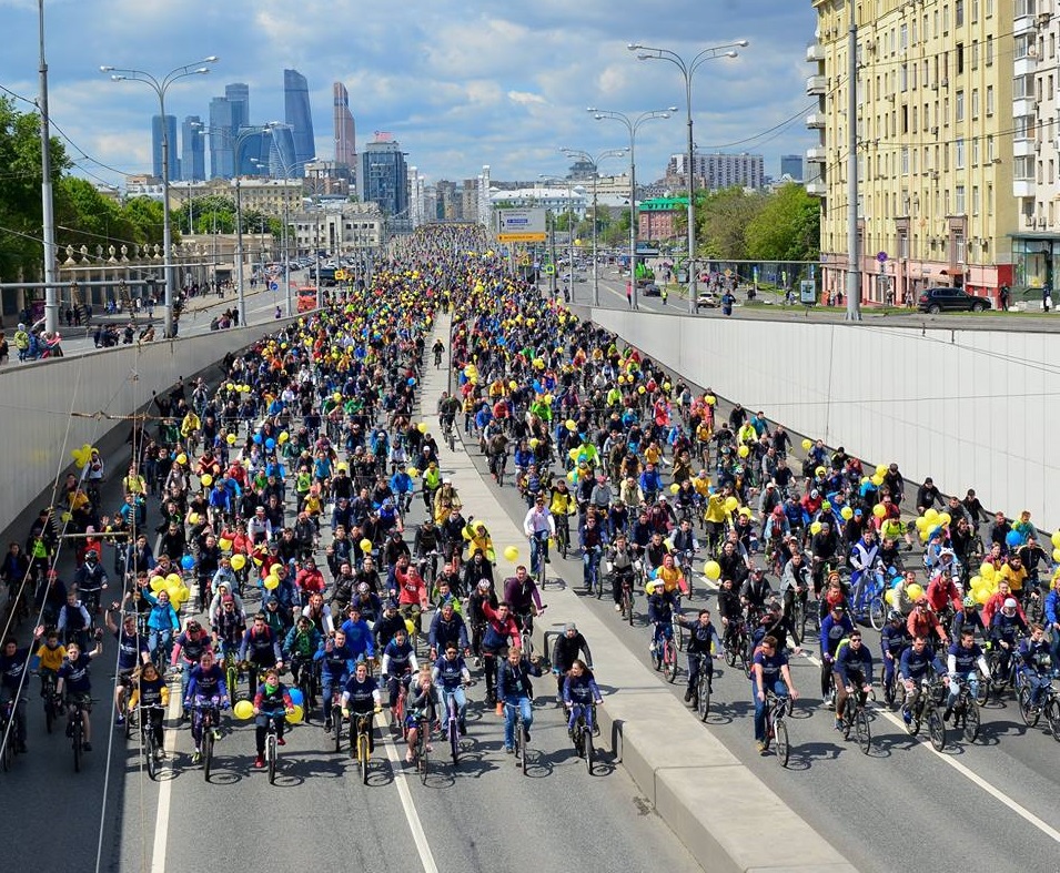 Велофестиваль в москве фото