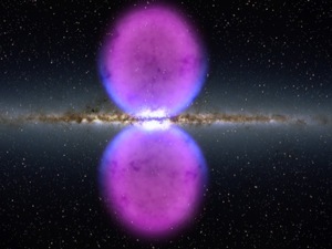Так выглядят галактические гамма-пузыри.