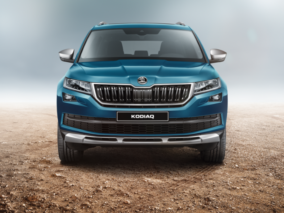 Салон самого массивного Skoda Kodiaq оказался обычным для спортсменов