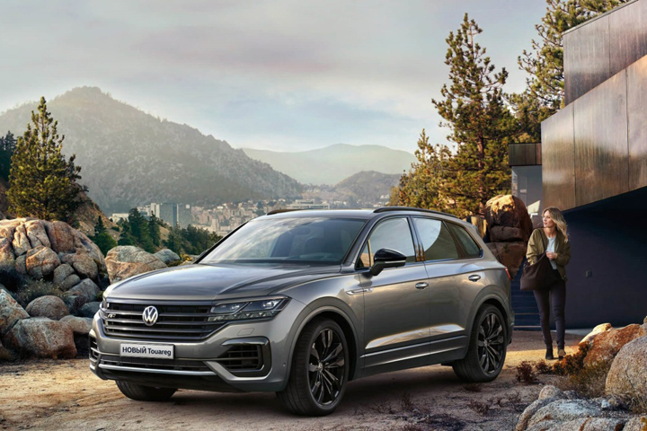 Новые подробности о WV Touareg две тыщи девятнадцать  - больше, легче, 7-местный