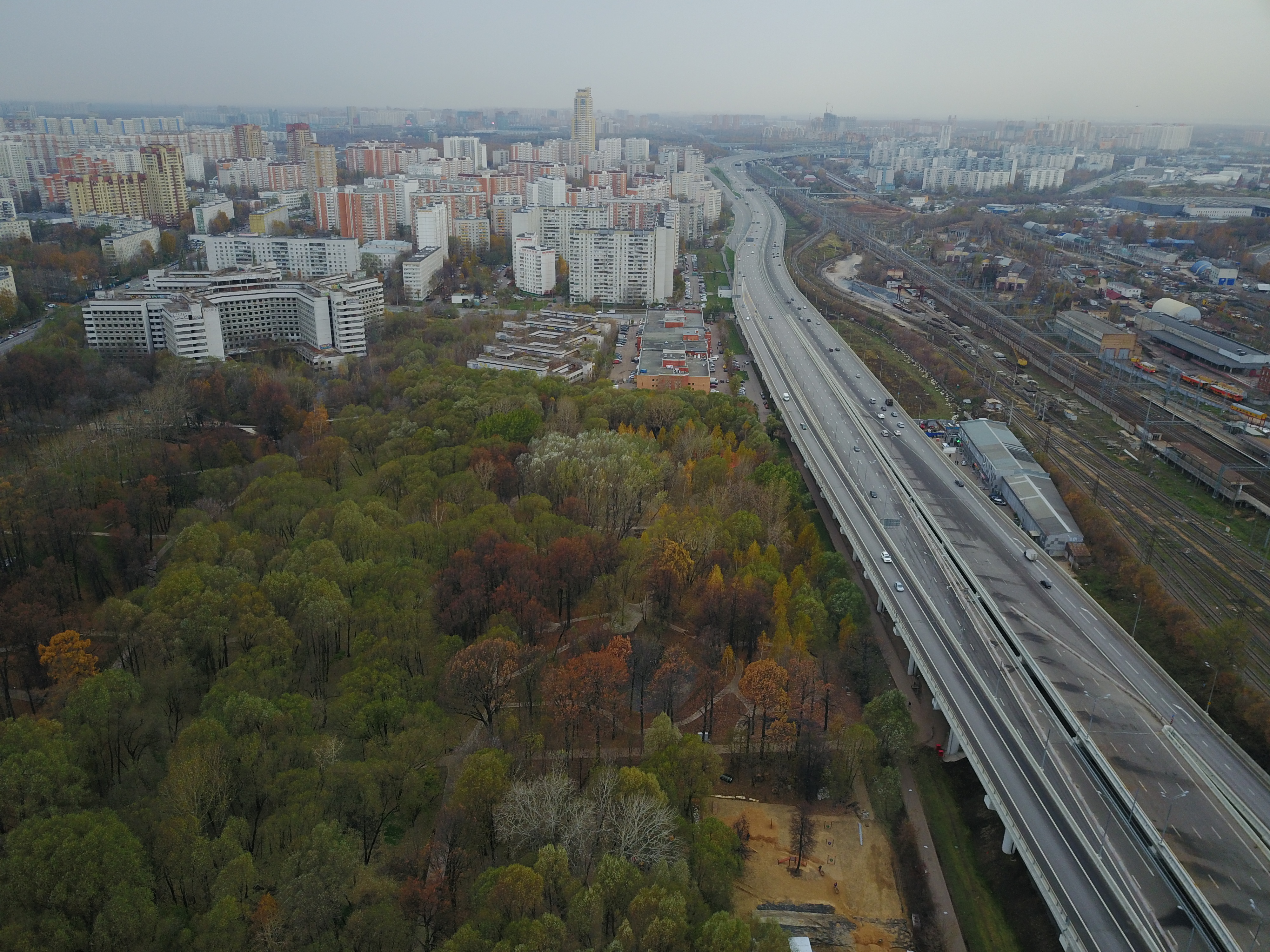 В столице над станцией метро «Ботанический сад» пройдёт эстакада - KP.RU