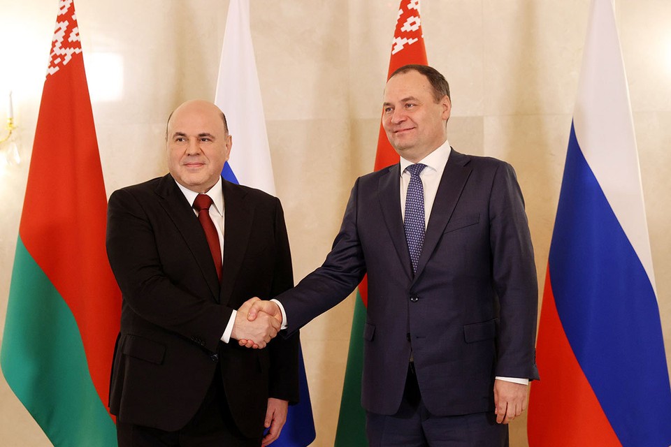 «Вместе противостоять безумным санкциям»: в Москве прошли переговоры премьеров России и Белоруссии