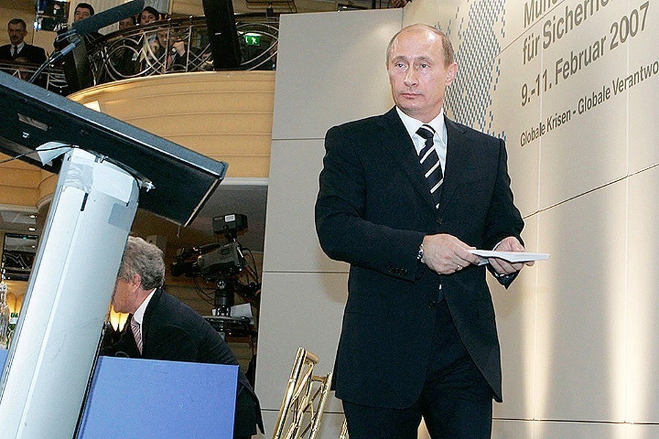 Путин в мюнхене 2007