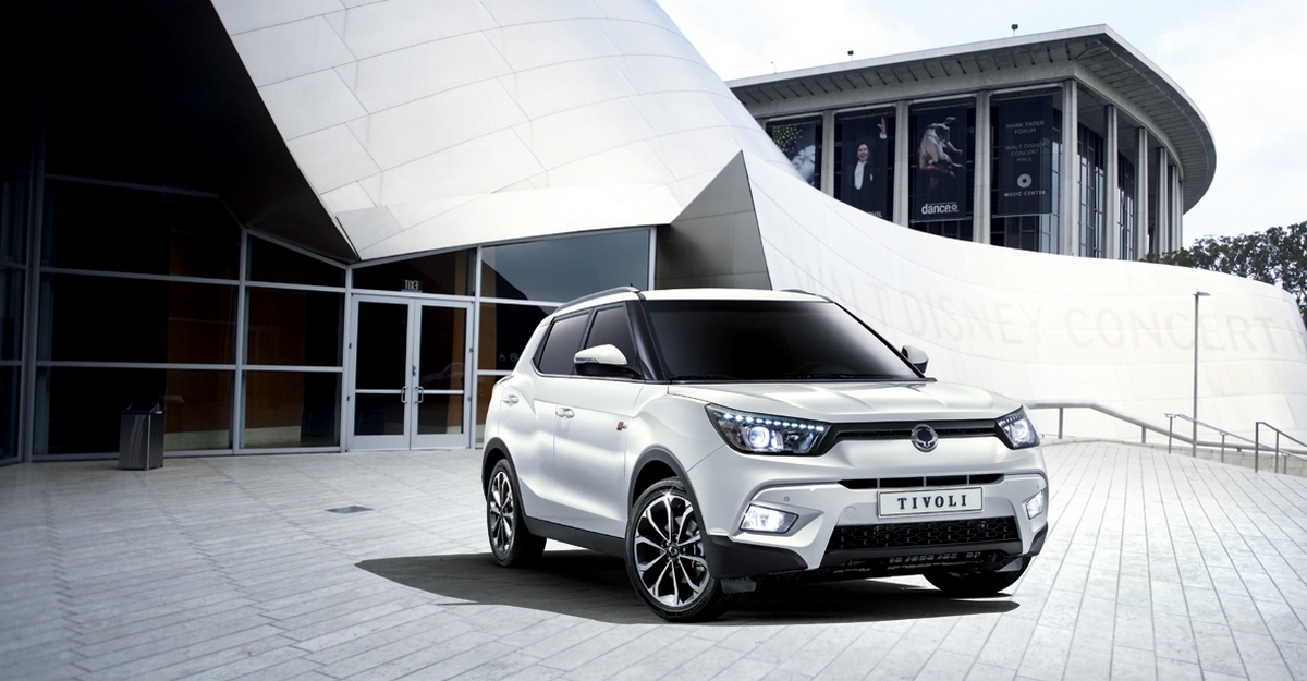 SsangYong Tivoli проявили в Сеуле