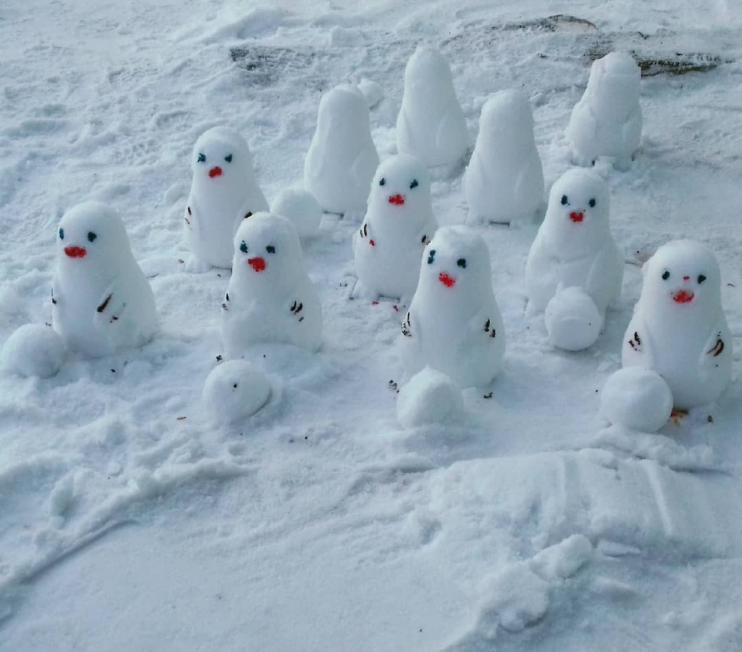 Съедобные снеговики